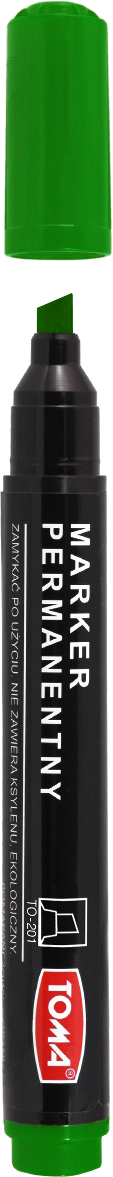 Marker permanentny Toma  TO-201 zielony