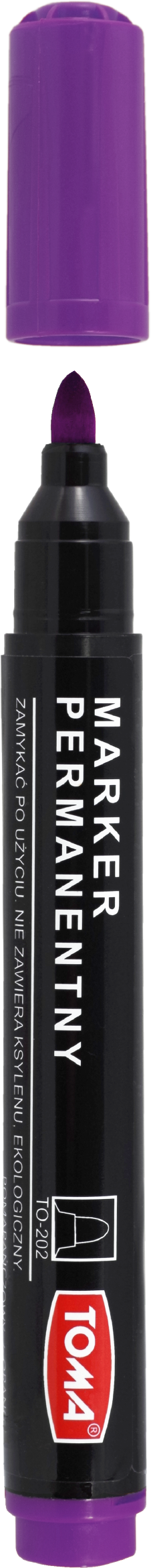 Marker permanentny Toma TO-202 fioletowy