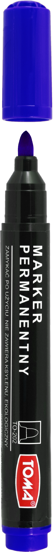 Marker permanentny Toma TO-202 niebieski