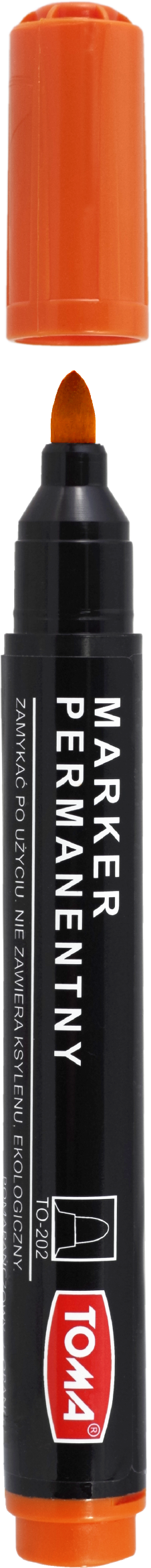 Marker permanentny Toma TO-202 pomarańczowy