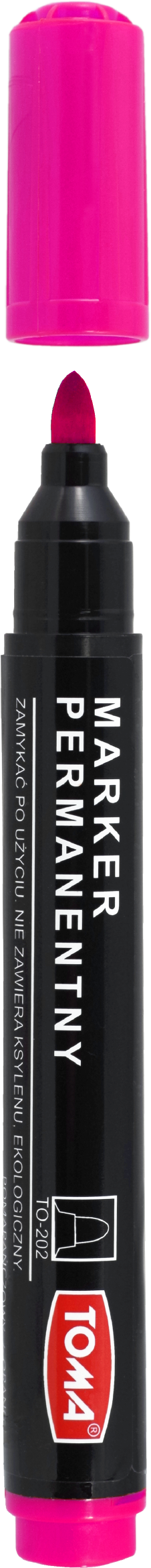 Marker permanentny Toma TO-202 różowy