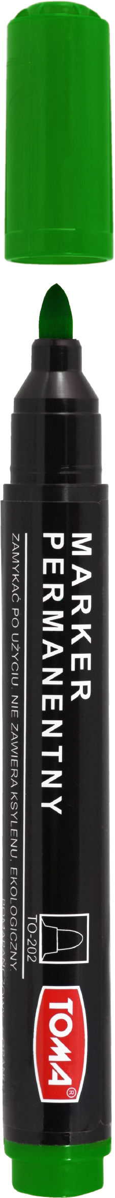 Marker permanentny Toma TO-202 zielony