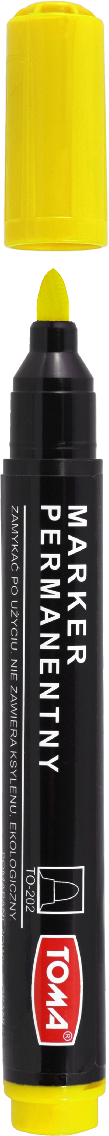 Marker permanentny Toma TO-202 żółty