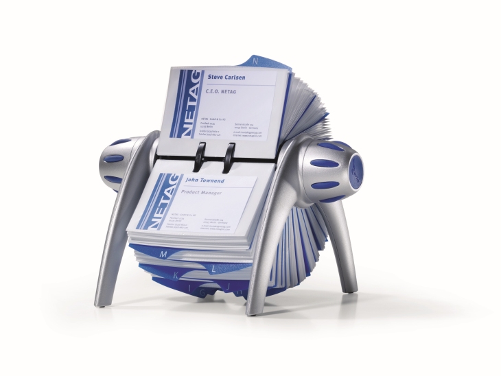 Wizytownik obrotowy VISIFIX FLIP VEGAS srebrny