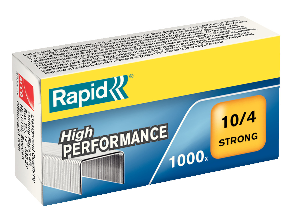 Zszywki Rapid Strong 10/4 (1000szt.)