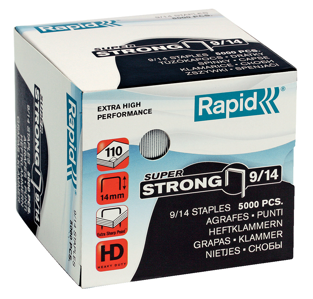 Zszywki Rapid Super Strong 9/14 (5000 szt.)