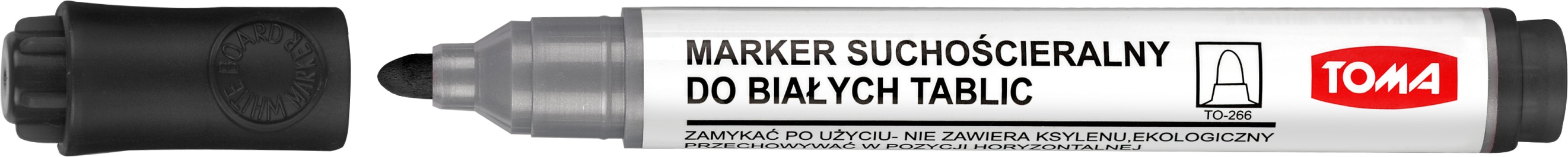 Marker suchościeralny Toma TO-266 okrągły komplet 4 sztuki