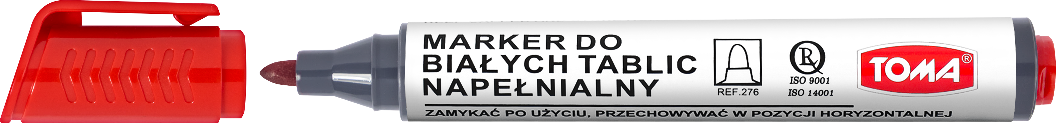 Marker suchościeralny Toma TO-276 czerwony
