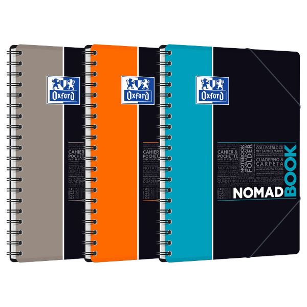 Kołonotatnik Oxford Student Nomadbook B5/80k kratka PP 400100861