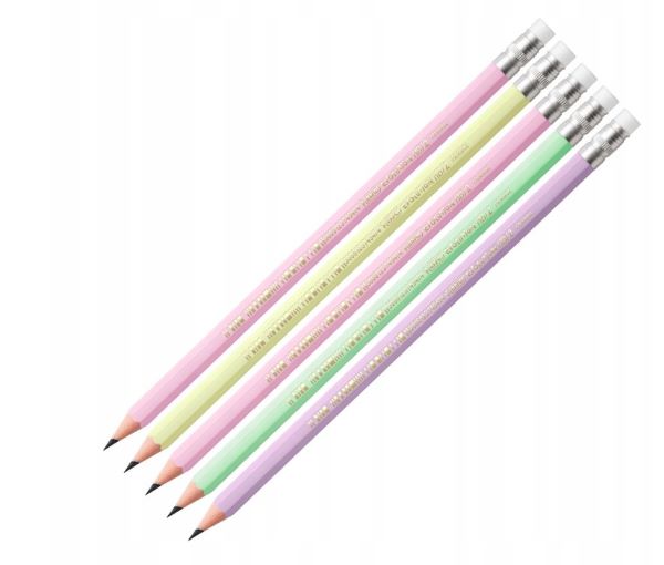 Ołówek BIC Evolution Pastel HB z gumką 1szt. 518306