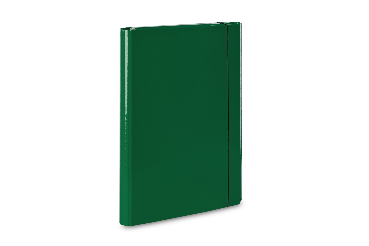 Teczka skrzydłowa z gumką A4 4cm VauPe zielona