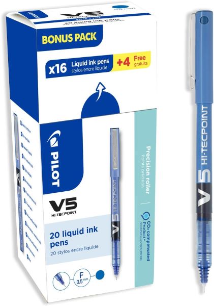 Cienkopis V5 nieb.  Pilot PIBXC-V5-BOX (20szt.)