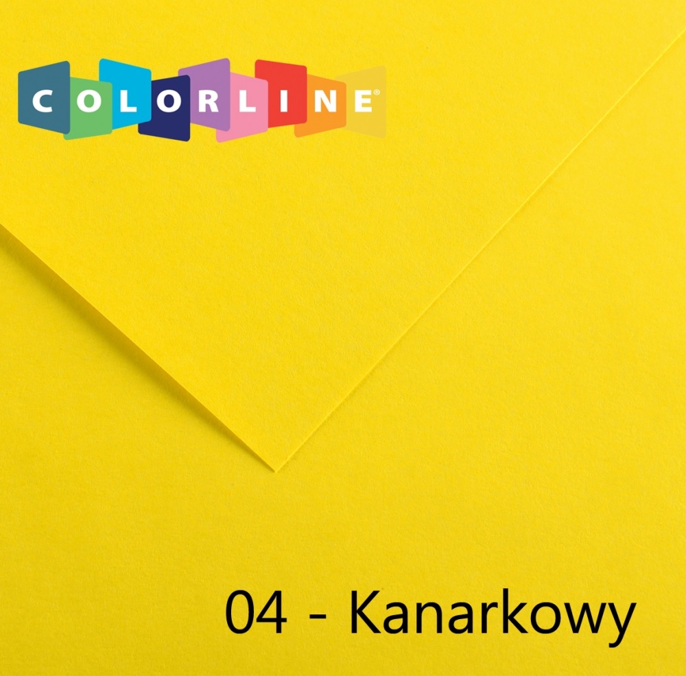 Karton Colorine 50x65 150g kanarkowy 04 Canson 200041380