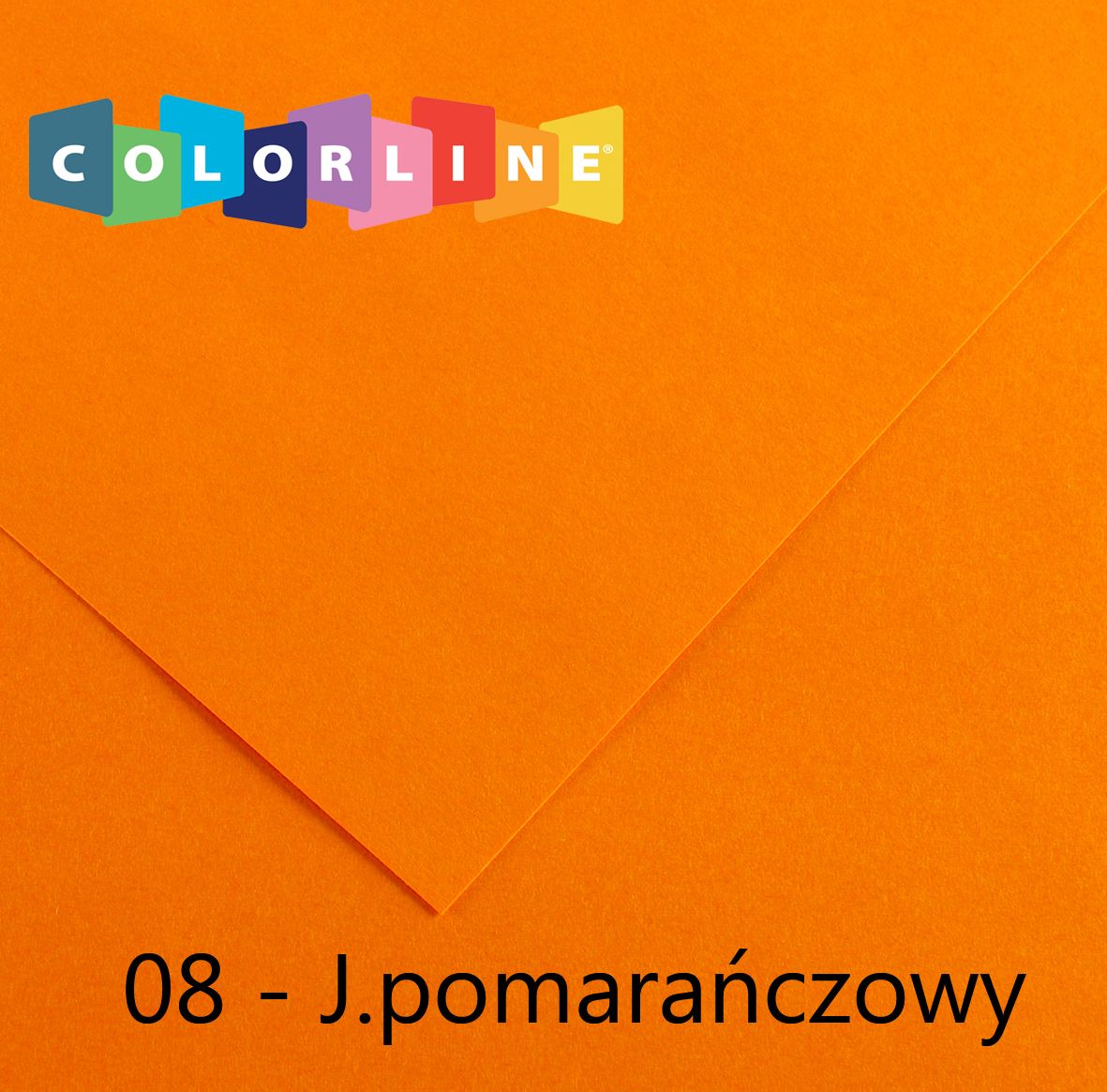 Karton Colorline 50x65 150g 10A 08-j. pomarańczowy Canson 200041384