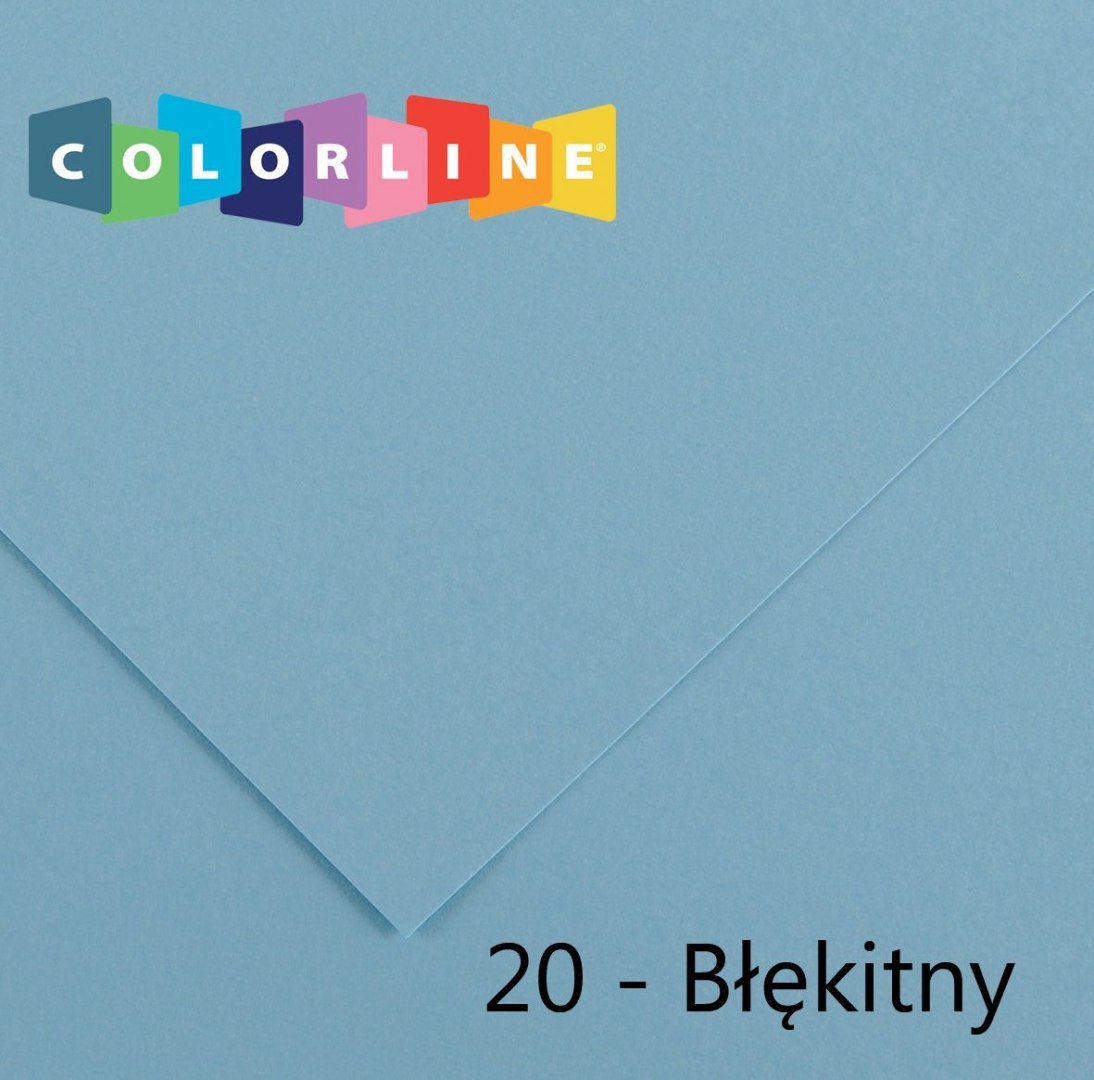 Karton Colorline 50x65 150g Błękit 20 Canson 200041396
