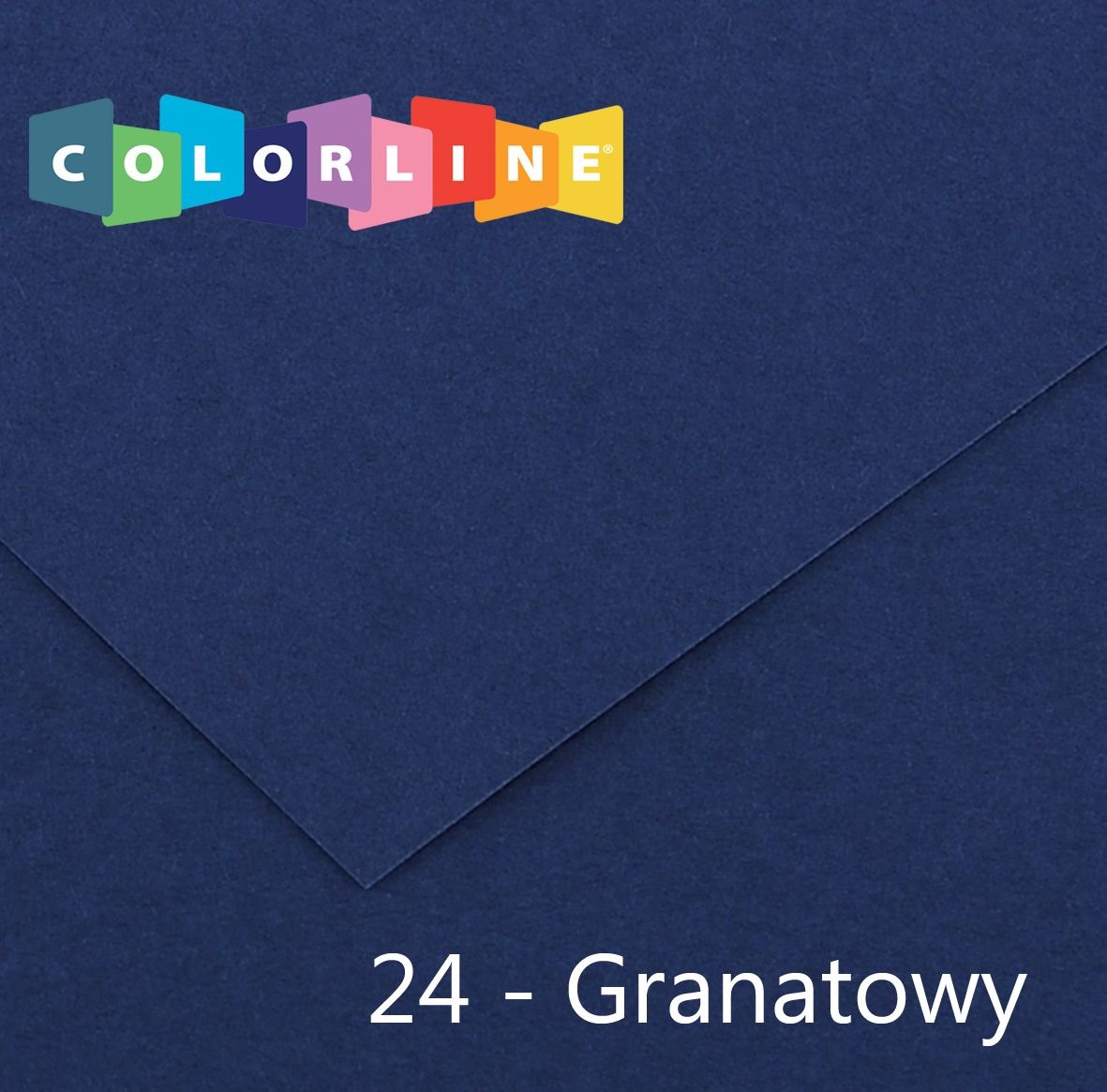 Karton Colorline 50x65 150g 10A Granatowy 200041400 Fila