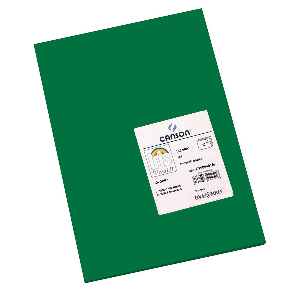 Karton A4/50 185g Iris c.zielony  200040174