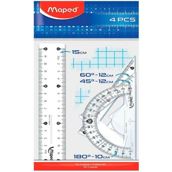 Komplet geometryczny Maped Start 242815 4ele.