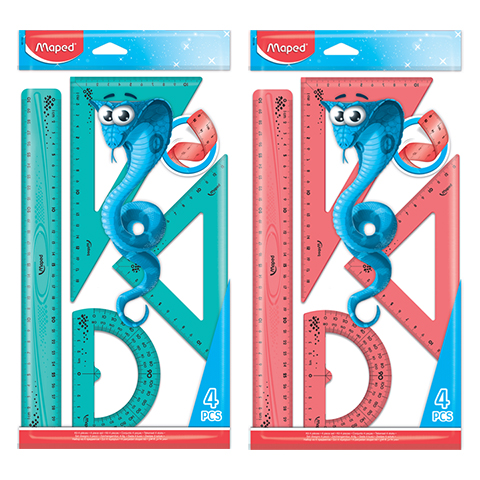 Zestaw linijek Twist"n Flex Pulse Maxi niełamiliwe 981722 Maped***