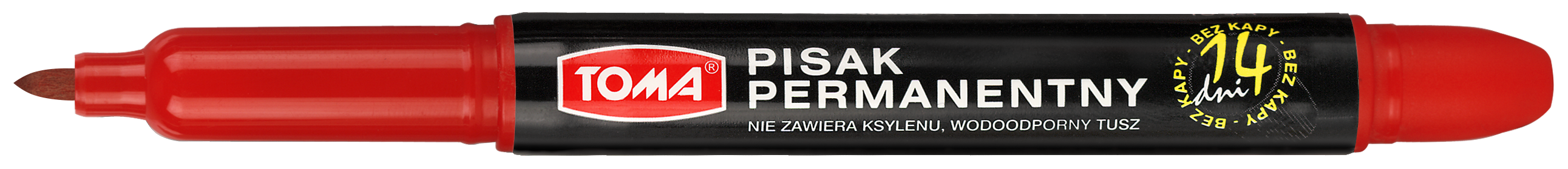 Marker permanentny Toma TO-324 czerwony