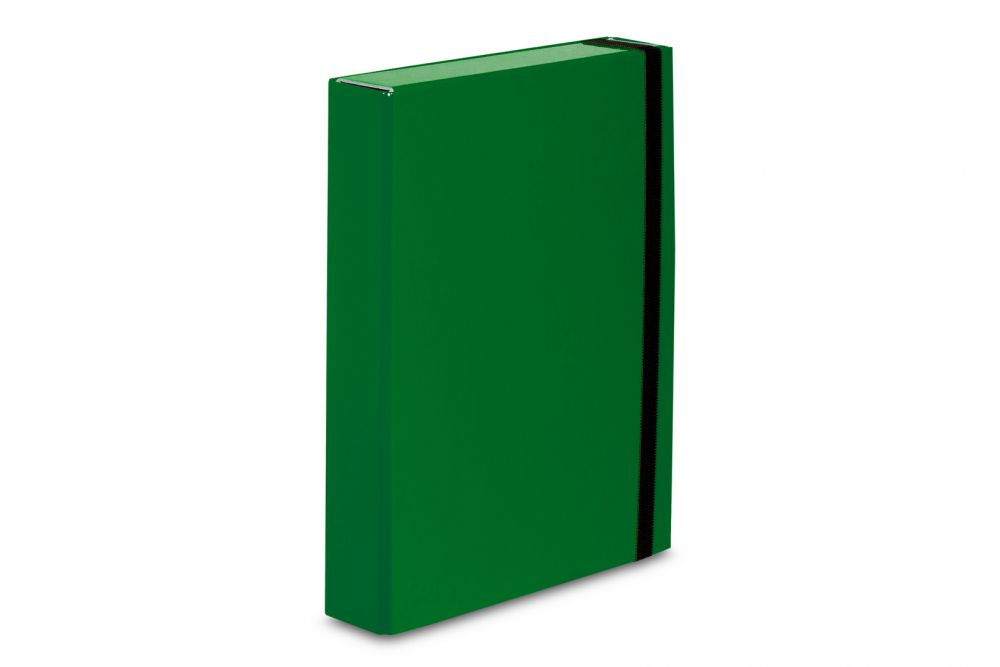 Teczka skrzydłowa z gumką Caribic Box A4 5cm VauPe zielona