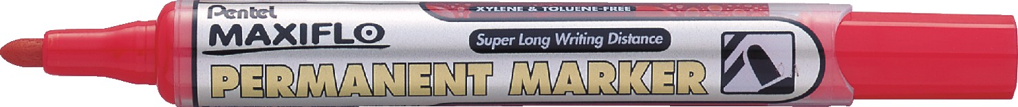 Marker permanentny Pentel NLF50 czerwony