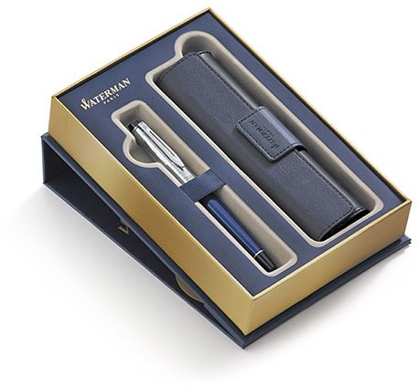 Pióro Waterman Expert Delux niebieski CT z etui