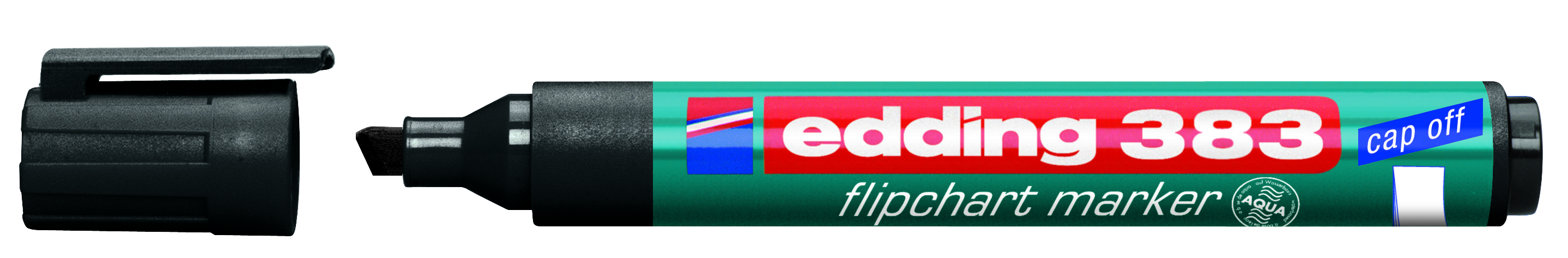 Marker Flipchart Edding 383 scięty czarny