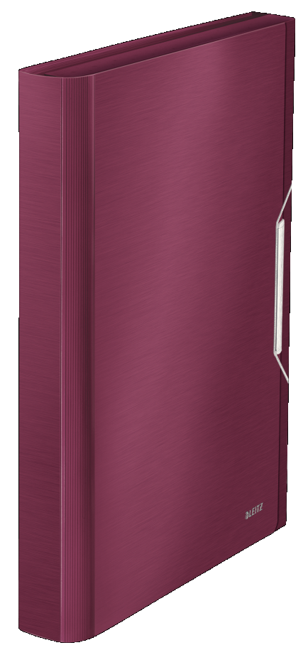 Teczka z 6 przegródkami A4 PP Leitz Style rubinowa