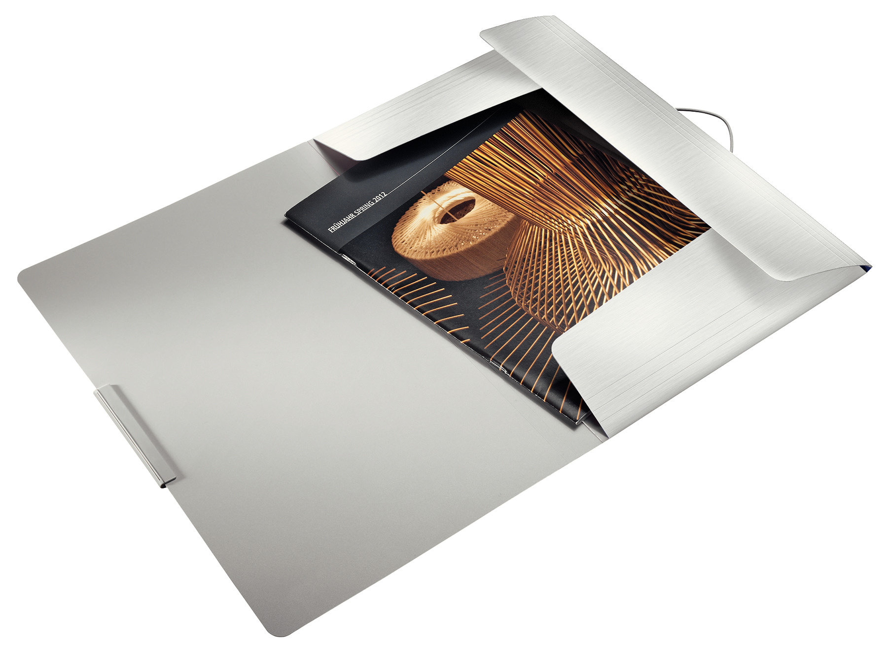 Teczka z gumką Leitz Style A4 biała perła