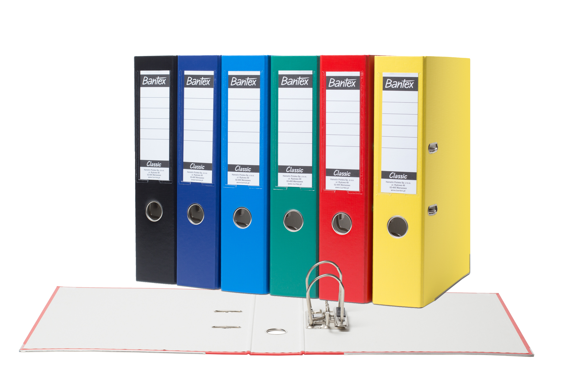 Segregator Bantex Classic A4/75 niebieski 400-104