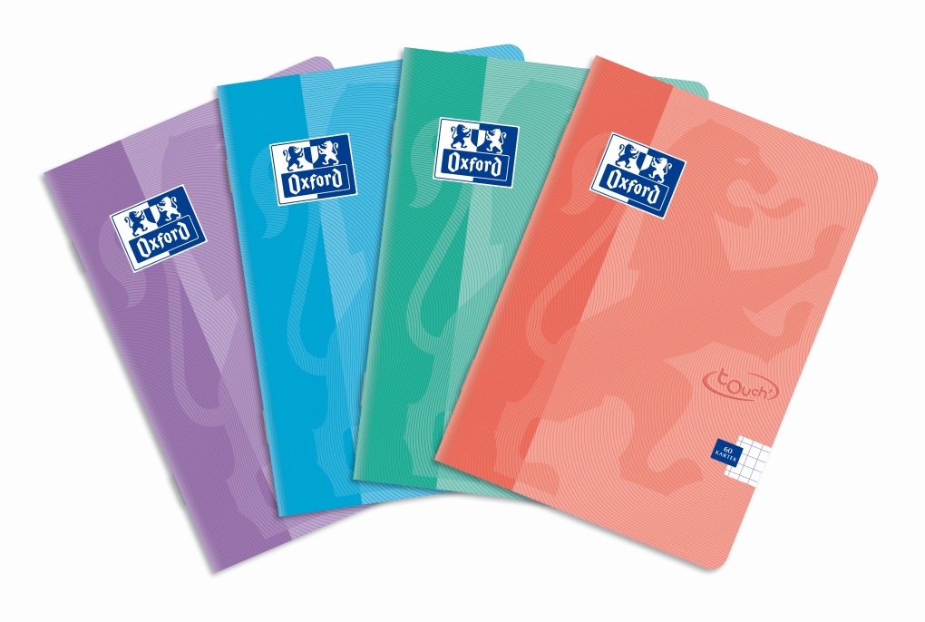 Brulion w kratkę A5/96 Oxford Touch Pastel 90g mix kolorów