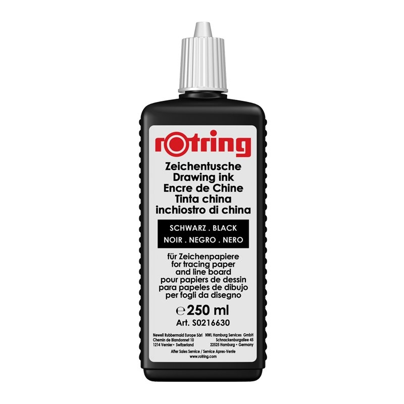 TUSZ KREŚLARSKI 250ML CZARNY ROTRING