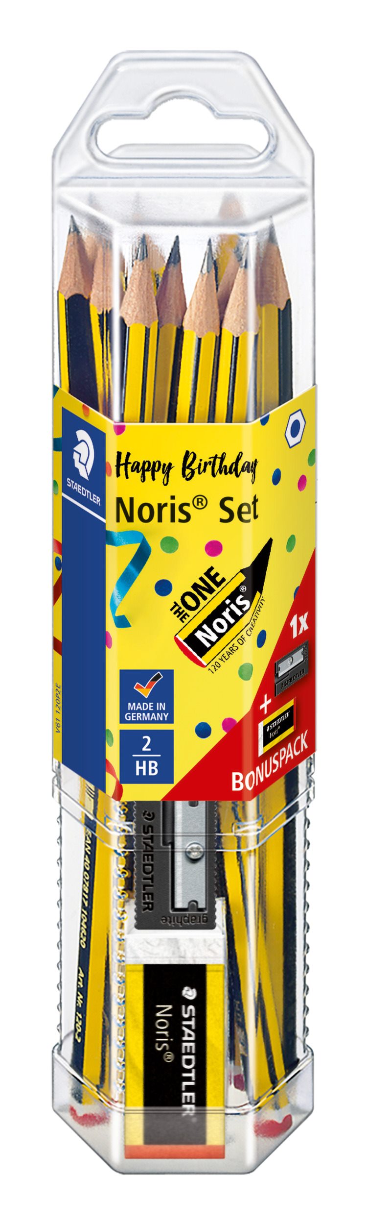 Ołówek Noris HB (12) + gumka + temp. S61 120P2