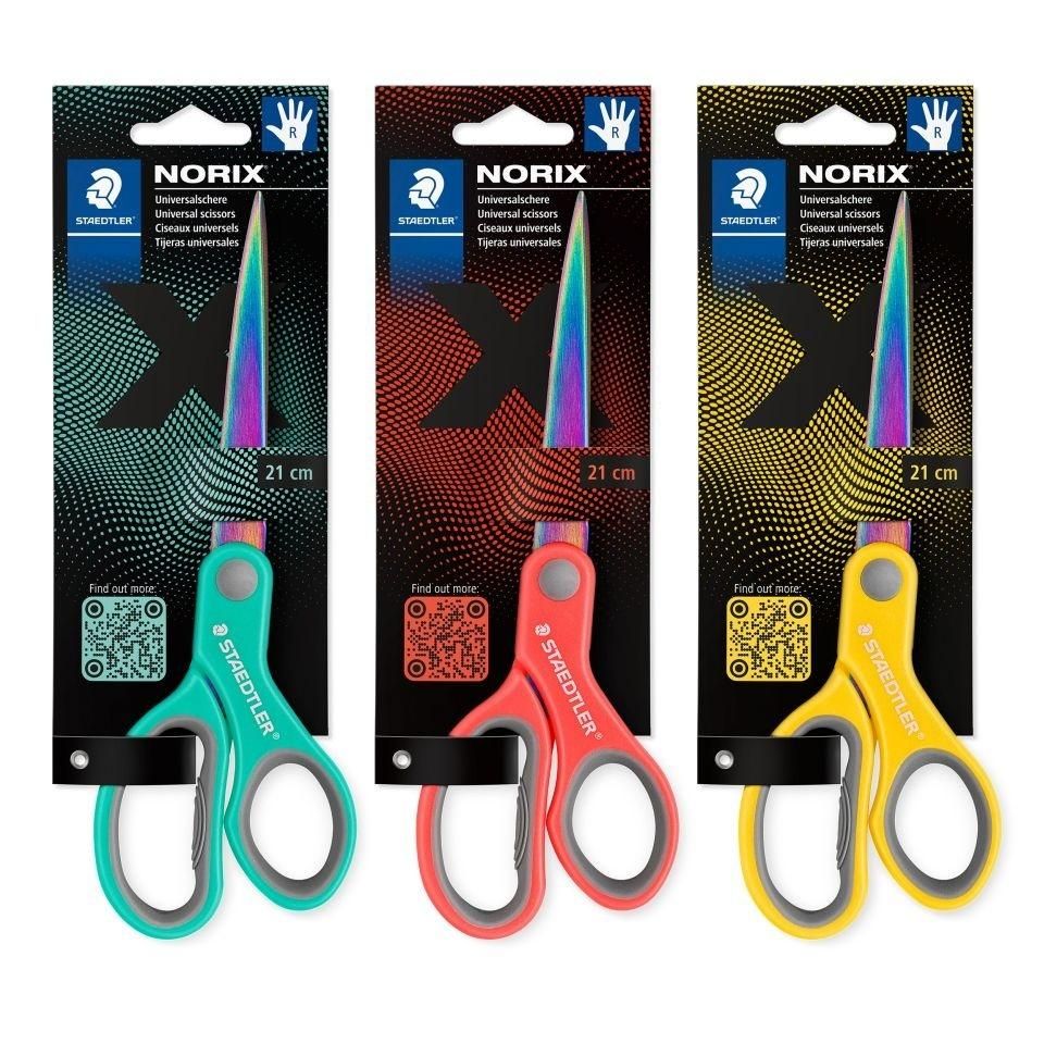 Nożyczi Norix 21cm kolorowe ostrze Staedtler  S 965 21X GDD