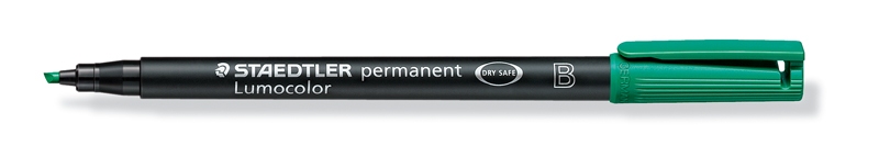 Foliopis Staedtler Lumocolor zielony B