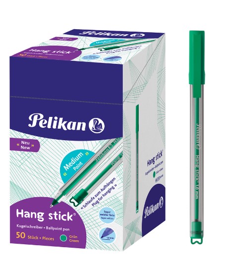Długopis Hang Stick K86 (1) zielony PELIKAN