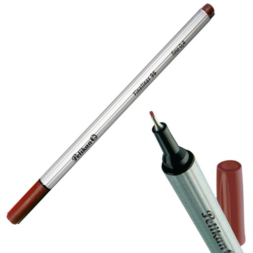 Cienkopis Pelikan 96 0,4mm brąz
