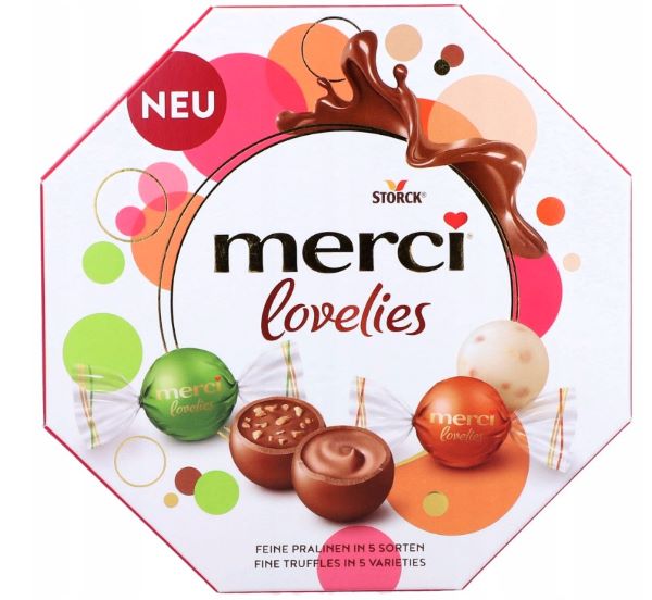 Praliny Merci Lovelies 185g