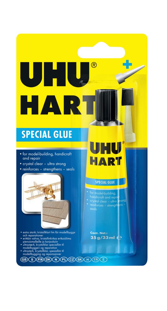 Klej UHU Hart 35g do drewna Balsa 38340