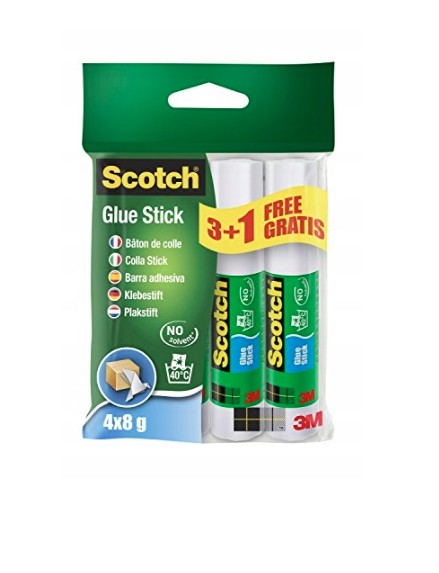 Klej w sztyfcie 8g Scotch (3+1) 7100115629 3M