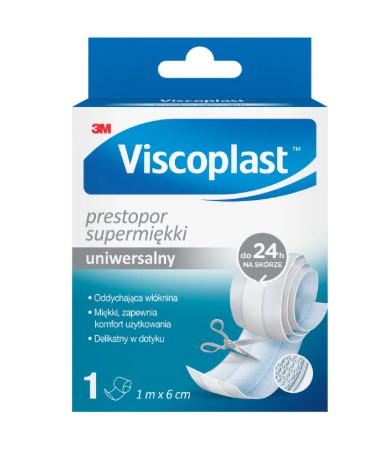 Przylepiec z opatrunkiem 1m x 6cm