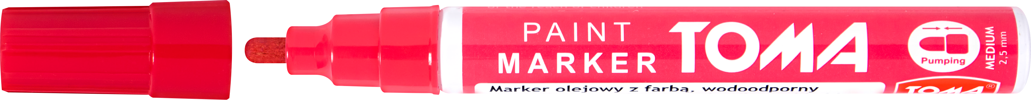 Marker olejowy Toma TO-440 różowy