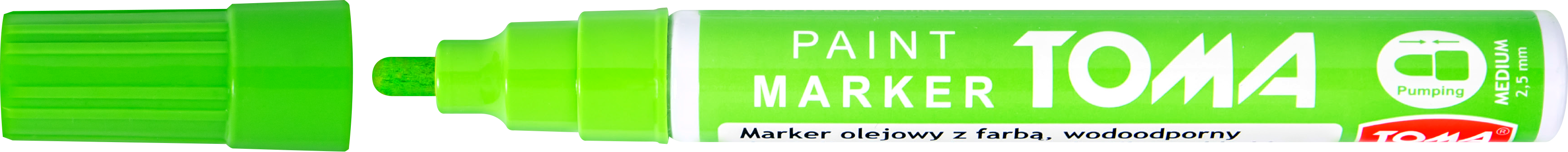 Marker olejowy Toma TO-440 jasny zielony