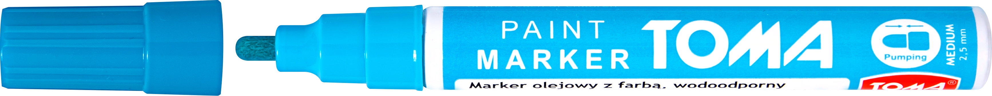 Marker olejowy Toma TO-440 jasny niebieski