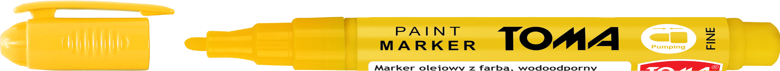 Marker olejowy Toma TO-441 żółty