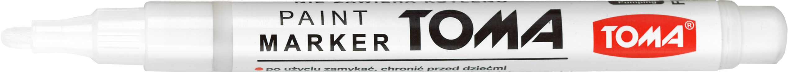 Marker olejowy Toma TO-441 biały