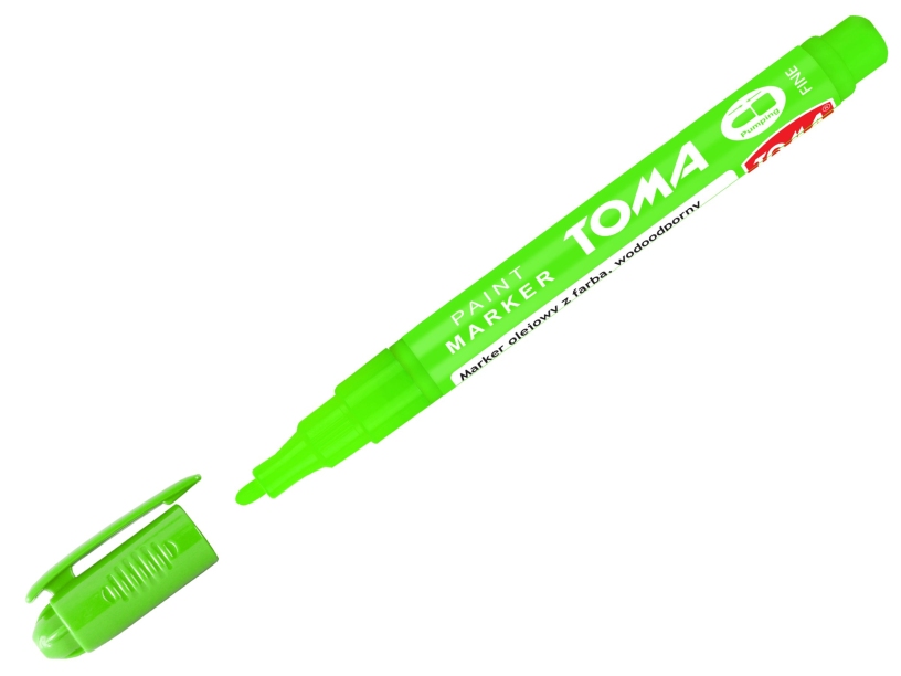 Marker olejowy Toma TO-441 neonowy zielony