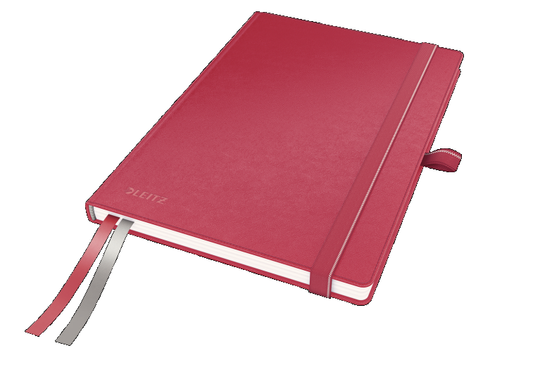 Notatnik Leitz Complete A5/80k. kratka czerwony