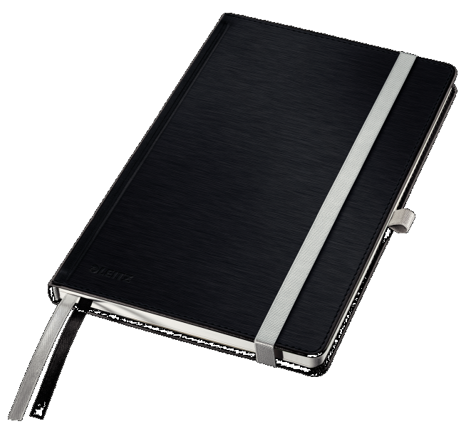 Notatnik Leitz Style A5/80k. kratka czarny